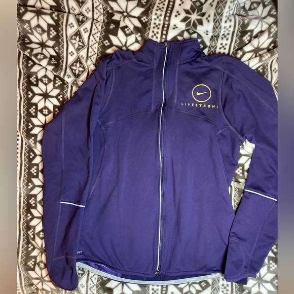 Nike Livestrong running jacket Medium - Picture 1 of 3